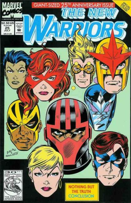 THE NEW WARRIORS, VOL. 1 #25 | MARVEL COMICS | 1992 | A