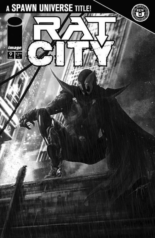 SPAWN RAT CITY #9 CVR C SETH ADAMS B&W VAR | IMAGE COMICS | DECEMBER 2024