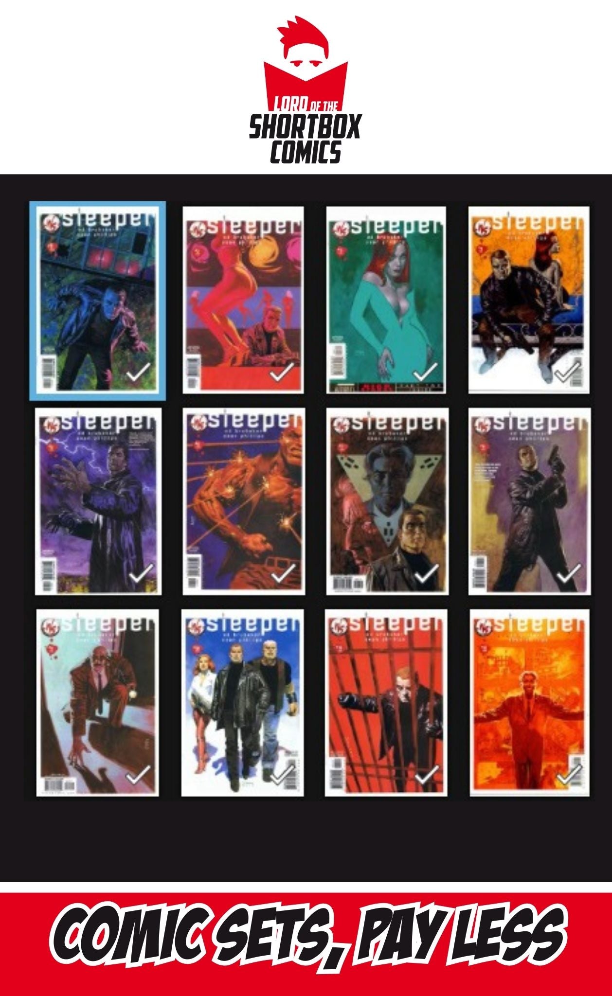 SLEEPER, VOL. 1 ##1-12 | DC COMICS | 2004