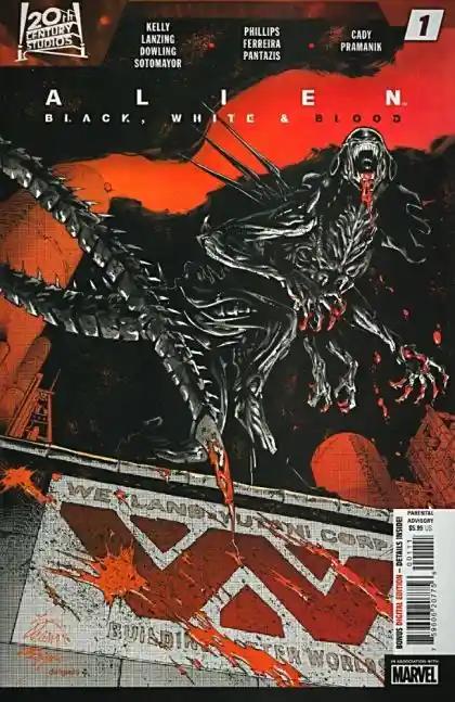 ALIEN: BLACK, WHITE & BLOOD #1 | MARVEL COMICS | 2024 | A