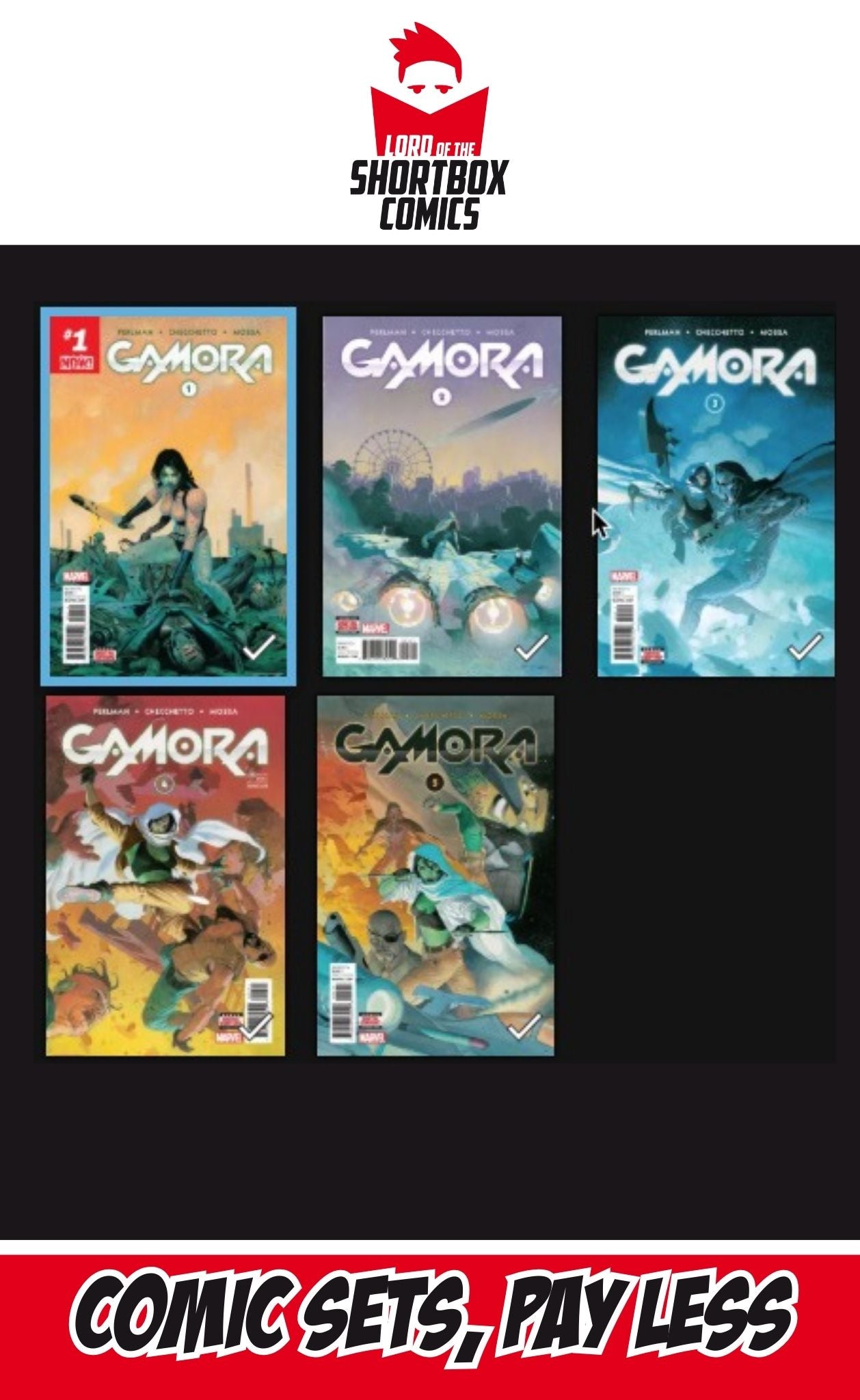 GAMORA ##1-5 | MARVEL COMICS | 2017 | A