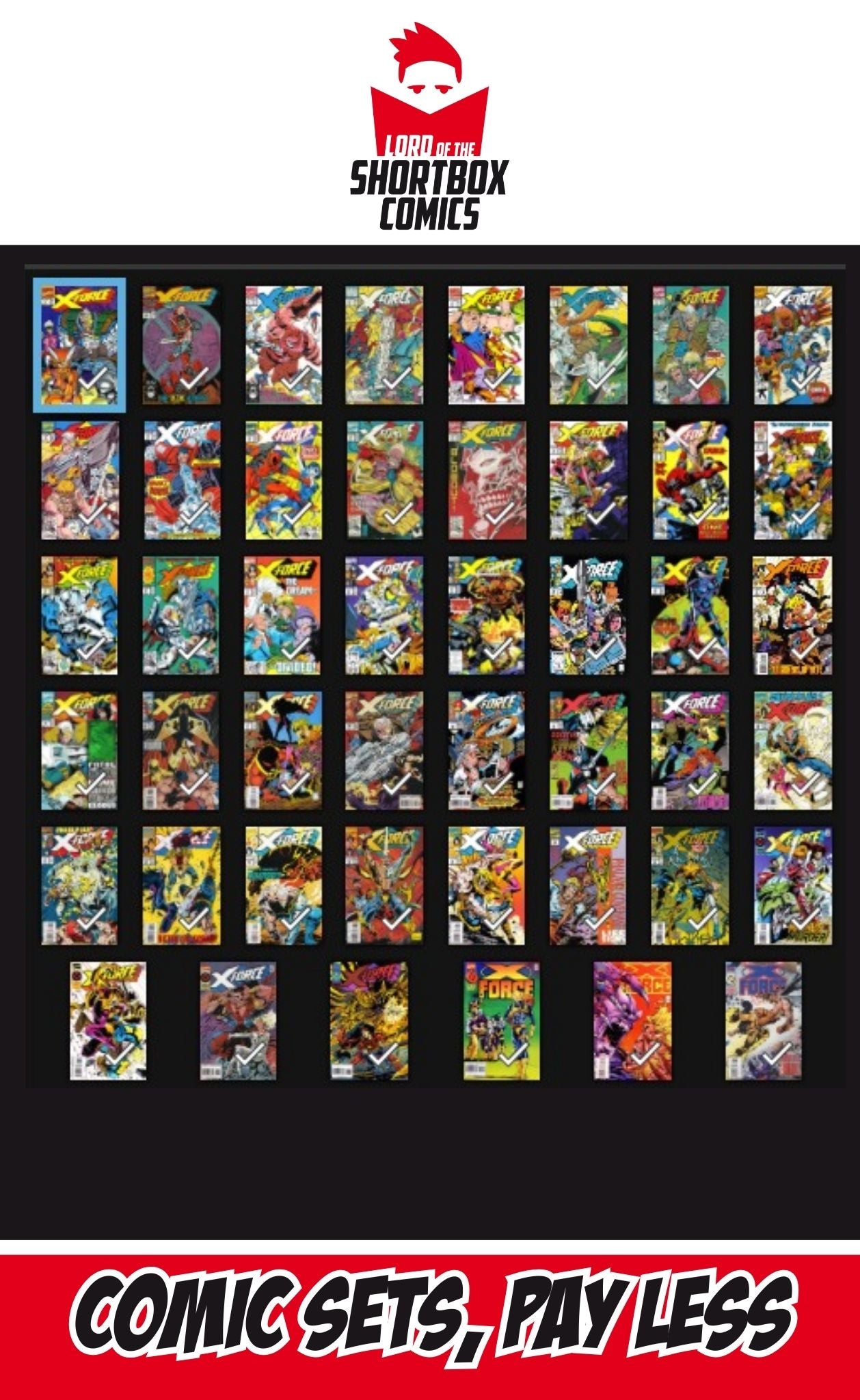 X-FORCE, VOL. 1 ##1-46 | MARVEL COMICS | 1991 | A