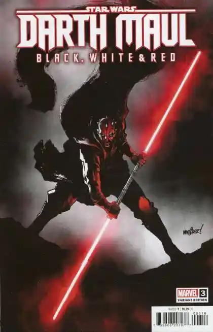 STAR WARS DARTH MAUL BW RED #3 25 COPY INCV DAVID MARQUEZ VA | MARVEL PRH | JUNE 2024