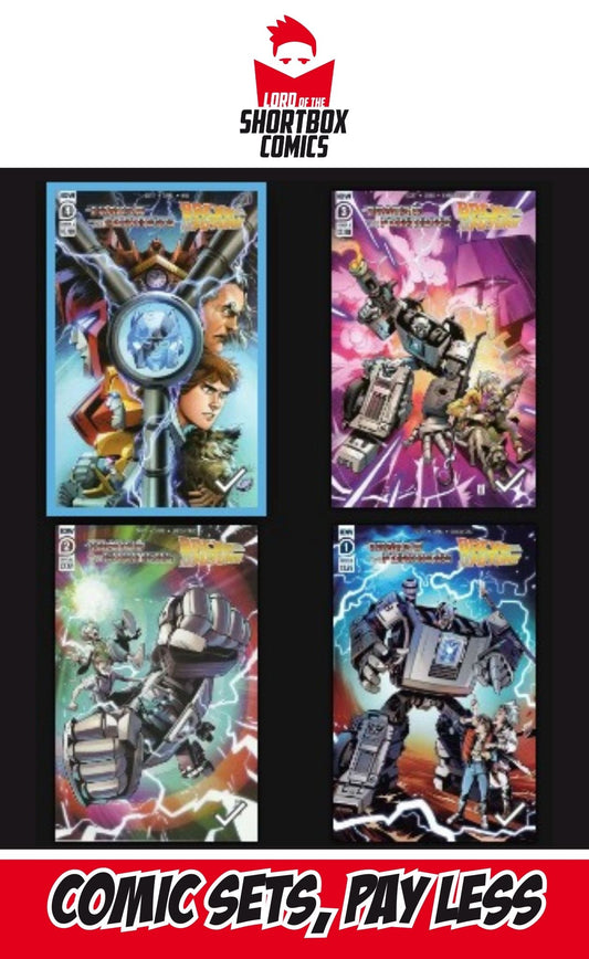 THE TRANSFORMERS / BACK TO THE FUTURE ##1-4 | IDW PUBLISHING | 2020 | A