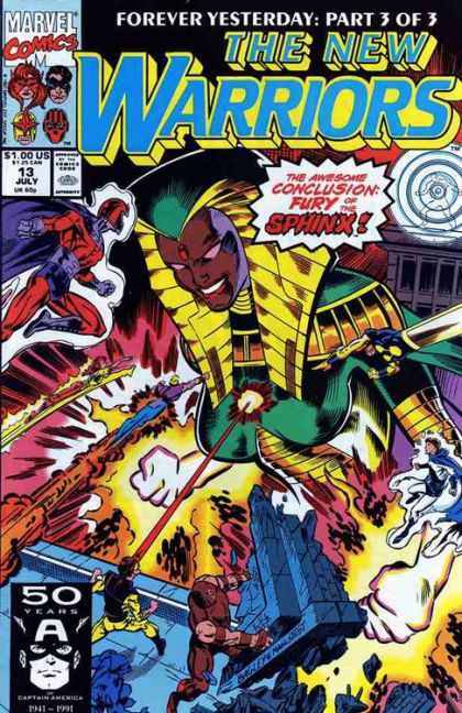 THE NEW WARRIORS, VOL. 1 #13 | MARVEL COMICS | 1991 | A