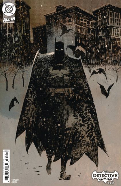 DETECTIVE COMICS #1092 CVR D   | 1:25 RATIO INCENTIVE WOOD CARD STOCK VAR | DC COMICS | DECEMBER 2024