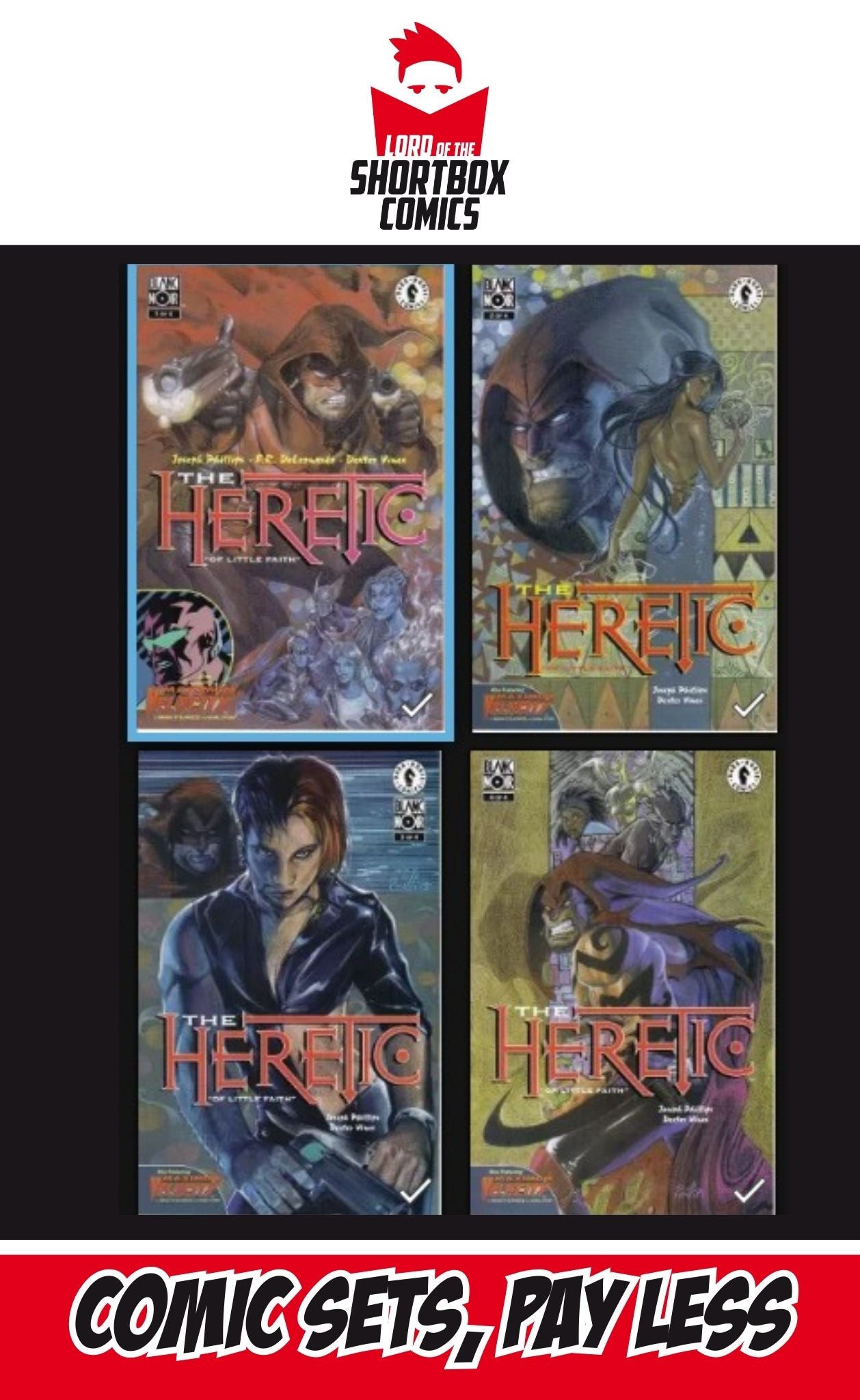 THE HERETIC (DARK HORSE COMICS) ##1-4 | DARK HORSE COMICS | 1996