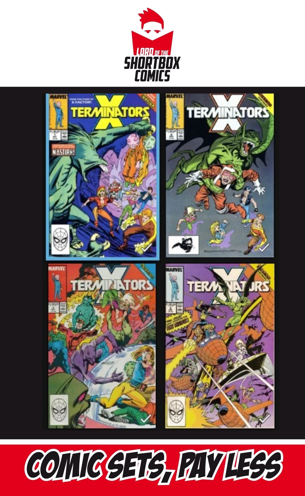 X-TERMINATORS, VOL. 1 ##1-4 | MARVEL COMICS | 1988 | A