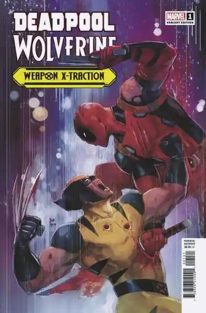 DEADPOOL WOLVERINE WEAPON X-TRACTION #1 ROD REIS VAR | MARVEL PRH | DECEMBER 2024