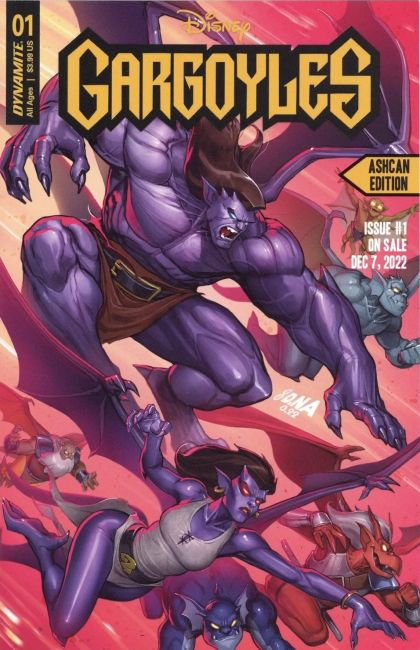 GARGOYLES (DYNAMITE) #0 | DYNAMITE ENTERTAINMENT | 2022 | A | 🔑 ASHCAN