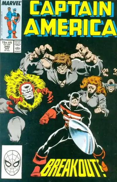 CAPTAIN AMERICA, VOL. 1 #340 | MARVEL COMICS | 1988 | A