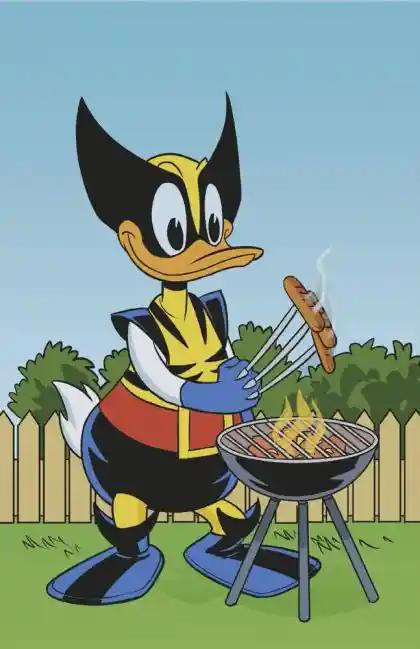 WHAT IF DONALD DUCK BECAME WOLVERINE #1 | 1:50 RATIO INCENTIVE| MARVEL PRH | JULY 2024