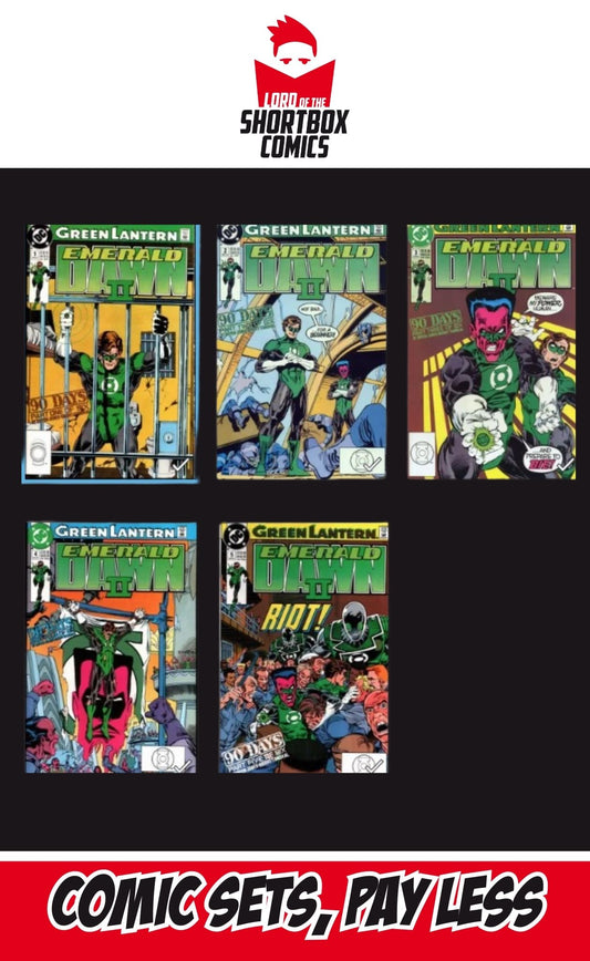 SET GREEN LANTERN: EMERALD DAWN II ##1-5 | DC COMICS | 1991