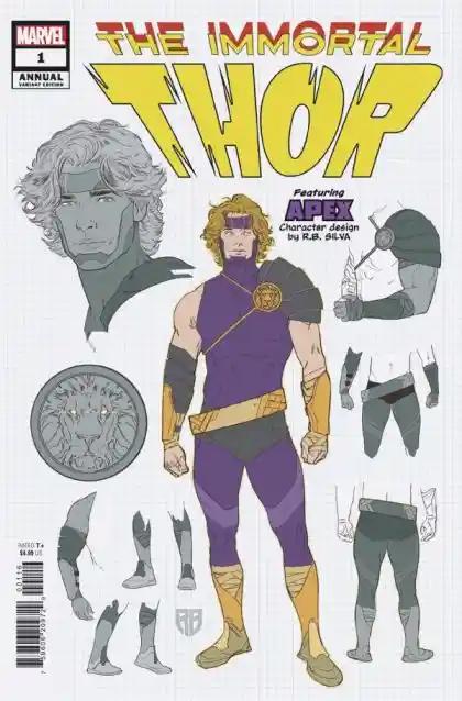 IMMORTAL THOR ANNUAL #1  | 1:10 RATIO INCENTIVE SILVA DESIGN VAR | MARVEL PRH | JULY 2024