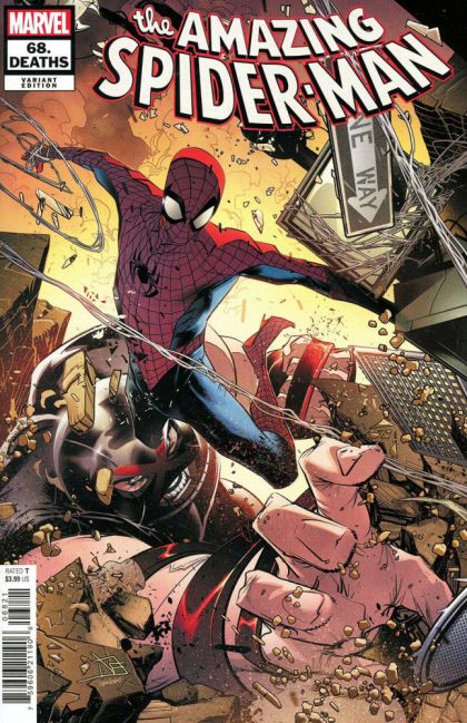 AMAZING SPIDER-MAN #68 DEATHS MIKE DEL MUNDO VAR | MARVEL PRH | FEBRUARY 2025