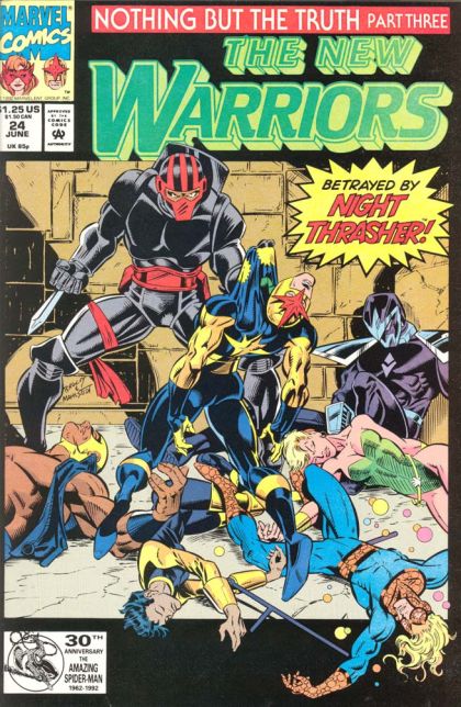 THE NEW WARRIORS, VOL. 1 #24 | MARVEL COMICS | 1992 | A