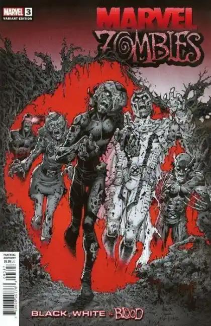 MARVEL ZOMBIES: BLACK, WHITE & BLOOD #3 | MARVEL COMICS | 2024 | D