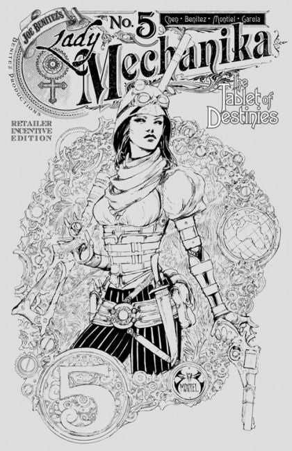 LADY MECHANIKA: THE TABLET OF DESTINIES #5 | BENITEZ PRODUCTIONS | 2015  | 1:10 RATIO INCENTIVE