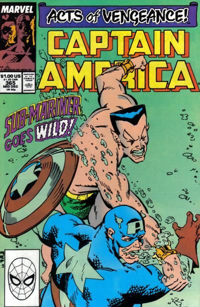 CAPTAIN AMERICA, VOL. 1 #365 | MARVEL COMICS | 1989 | A